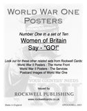 804L | World War One Posters